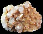 Orange, Hematite Calcite Crystal Cluster - China #50149-1